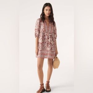 BA&SH Iriz dress size small/1. Worn once. In perfect condition!